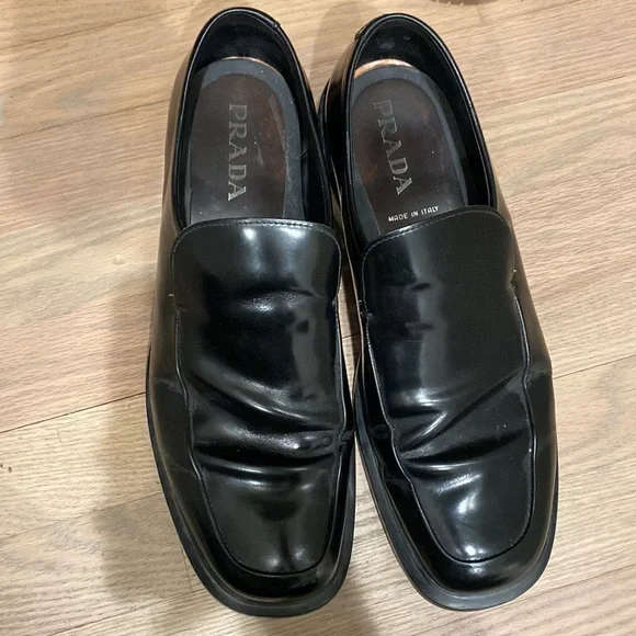 Prada | Shoes | Mens Prada Shoes Black Prada Size 5 Us Size  display picture 1